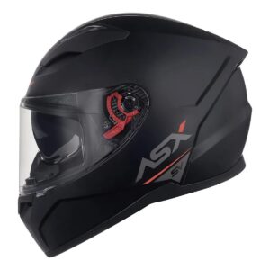 Capacete Asx City Sv Com Oculos Interno Integral Preto Fosco
