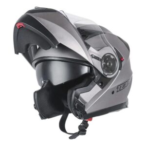 Capacete Escamoteável Texx Gladiator V3 Cor Chumbo