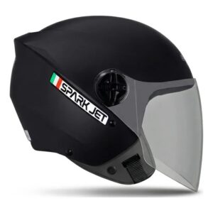Capacete Moto Ebf Spark Jet Aberto Cor Preto/Fosco 60